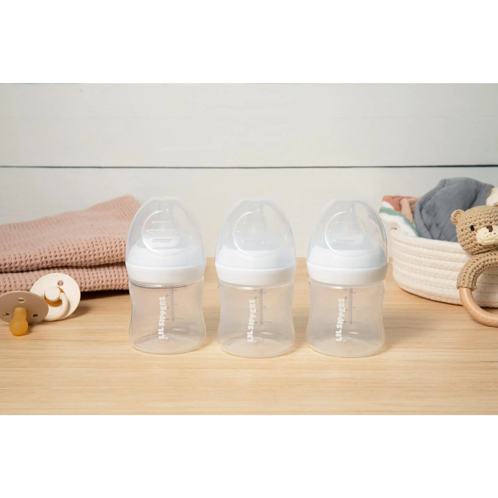 Lil Sippers Color Changing Baby Bottle- 3 Pack 4 oz.