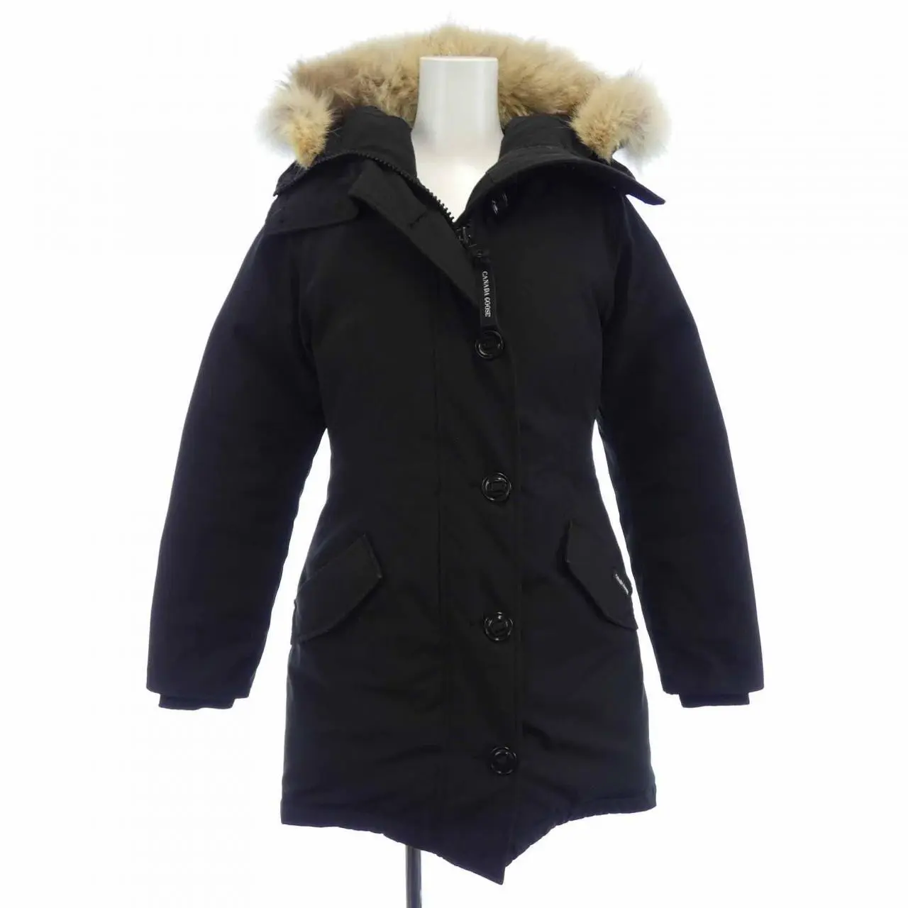 Pre-owned Canada Goose Nylon Small Leather Goods Rossclair Down Coat