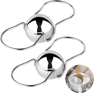 2 Pack Espresso Frozen Ball for Espresso Coffee, Stainless Steel Espresso Chilling Ball Espresso Cooler Espresso Machine Accessories