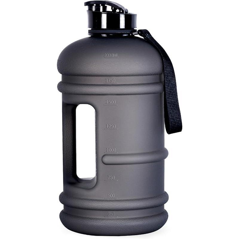 2 Liter Water Bottle with Time Marker for Girls Portable Sport Gym
