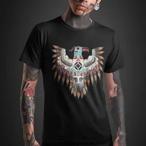 Front Thunderbird Shirt, Indigenous Culture Hoodie, Native American Tank Top