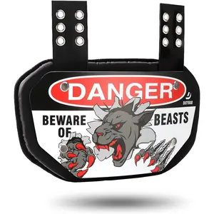 Football Back Plate Lower Back Rear Back Bone Protector Shield Backplate for Youth & Adult