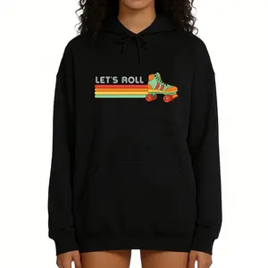 Retro Roller Skate Long Sleeve Tee – Gift for 80s Kids and Roller Skating Enthusiasts