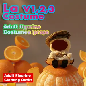 La V1,2,3 Costume Adult Figurine Clothing Outfit for Labubu V123 Dolls Handmade Dress-up Props Cosplay Gift