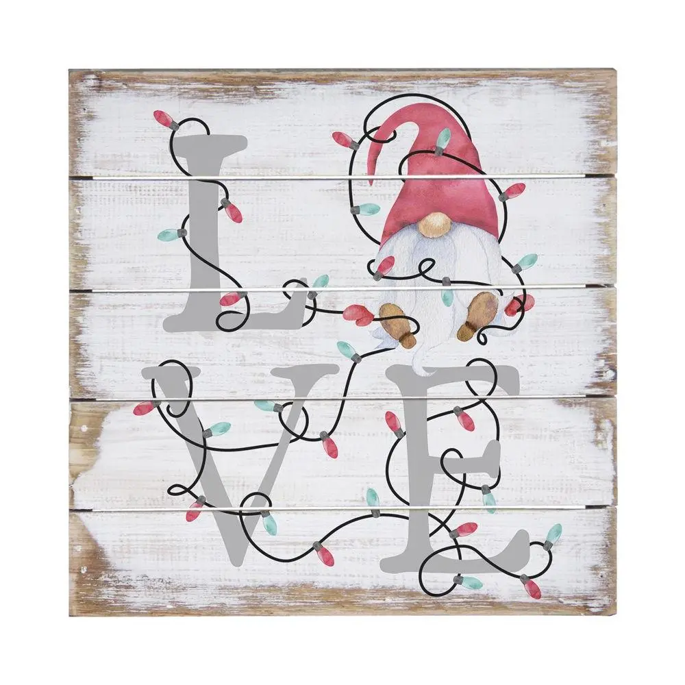 "Love Gnome Lights" Pallet Petite By Sincere Surroundings