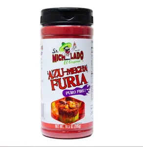 Azu-Mecha FURIA Snack Seasoning - Sr. Michelado - Bottle Snack Flavor powder