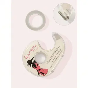 1 Rolls Of Waterproof Double-Sided Tape, Strong Fixing All Day Long, Transparent Invisible Design, And Transparent, Suitable For Fixing The Chest And Clothing On The Neckline To Prevent Exposure