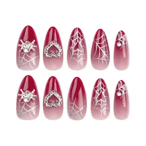 Anime Press On Nails Set, Cute Kawaii Nail Art, Pink Butterfly Cartoon Nails, Y2K Japanese Style Fake Nails For Women Open For Sale!