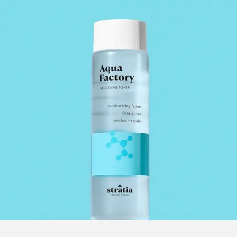 Stratia Aqua Factory Hydrating Toner, Soothing Daily Formula for Skin Moisturization and Repair