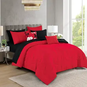 Luxury 9 Piece Comforter Set – Oversized, Soft Microfiber, Complete Bed in a Bag with Sheets & Pillows (Queen/King/Cal King)