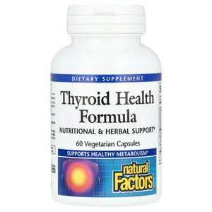 Natural Factors Thyroid Health Formula, 60 Vegetarian Capsules Natural Factors Thyroid Health Formula, 60 Vegetarian Capsules