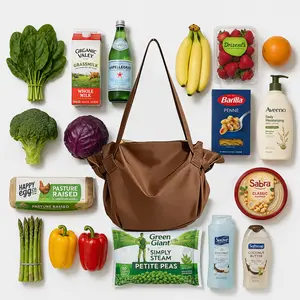 New Shopping Bags Tote Blanket Nylon Bag For women Beach Picnic Grocery Gym Multi-Use Magic Bag Waterproof  Multifunctional Multi-Purpose Package