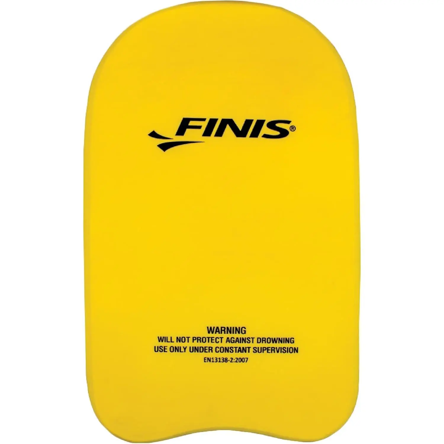 Yellow EVA Foam Swim Training Kickboard, Comfortable Grip, Builds Leg Strength