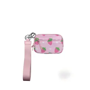 Iris & Rainbow Iris Wallet 2nd Gen RFID Compact Design Mini Wallet for Women Outdoor Wristlet Purse with Strap for Phone Keys Everyday Use
