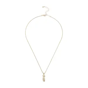 Exaggerated personality style necklace, portrait square pendant sweatshirt chain