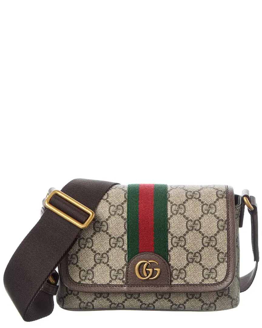Gucci Ophidia GG Supreme Canvas & Leather Mini Bag Gucci Ophidia GG Supreme Canvas & Leather Mini Bag