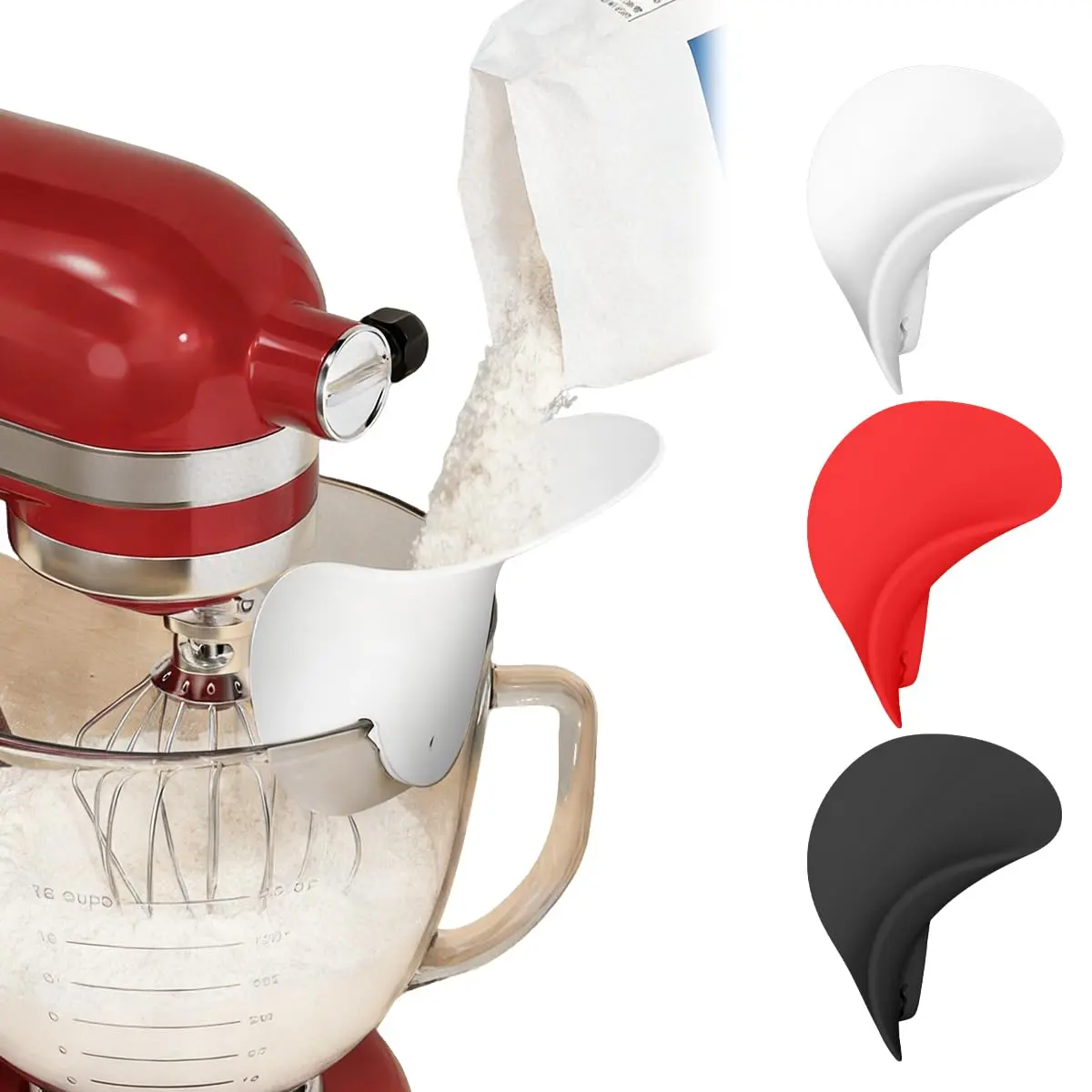 3 Pcs -[White+Black+Red]