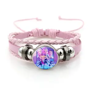 Demon Hunter Girls Group Pink Bracelet Jewelry Girls Gift Movie Peripheral Hand Jewelry