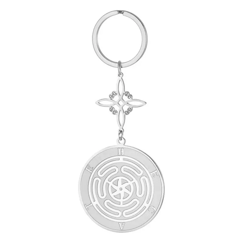 Double pendant style 4 (steel color)