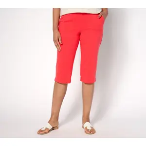 Denim & Co. Tall Duo Stretch Skimmer with Pockets