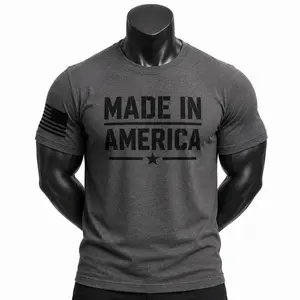 Made In America Tactical Gym Shirt | Patriotic Military Style Tee