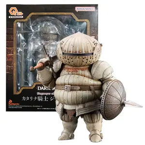 9CM Anime Game Dark Souls Siegmeyer Figure Q Version Dark Souls Sculpt Collection Standing Model Toy Gift Aciton Figure