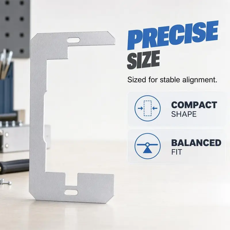 Double Gang Drywall Outlet Repair Brackets 5 Pack, Metal Electrical ...