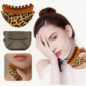 Soft Bristles Lymphatic Face Brush, Dry Brushing Massager for Contouring & Lymph Drainage, Gentle Facial Skincare Tool to Reduce Puffiness, Boost Circulation, for Daily Beauty Routine outdoorfun