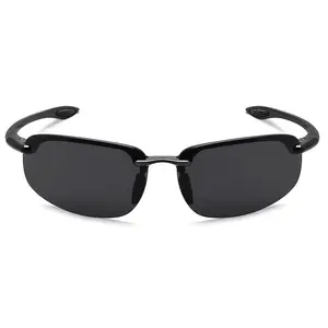 Men's Polarized Rimless Sunglasses - Anti-Glare, Lightweight, Durable for Driving, Hiking