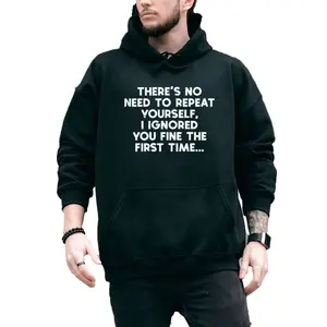 Unisex Long Sleeve Hoodie with Funny Statement Print – Great for Gym, Training, and Daily Use