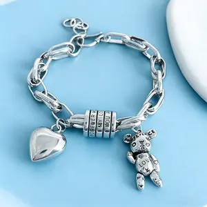 Retro Handmade Heart Bracelet for Women & Men | Vintage Style Adjustable Wrist Jewelry, Meaningful Birthday Gift & Winter Gifting Accessory