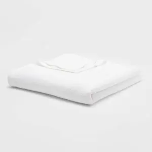 Threshold Throw Bed Blanket Oversized Cotton 108x92 Lightweight, White, King Threshold Throw Bed Blanket Oversized Cotton 108x92 Lightweight, White, King