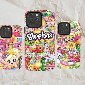 Shopkins Cartoon Print Themed Phone Case For Iphone, Samsung, Magsafe Available, Childhood Memories