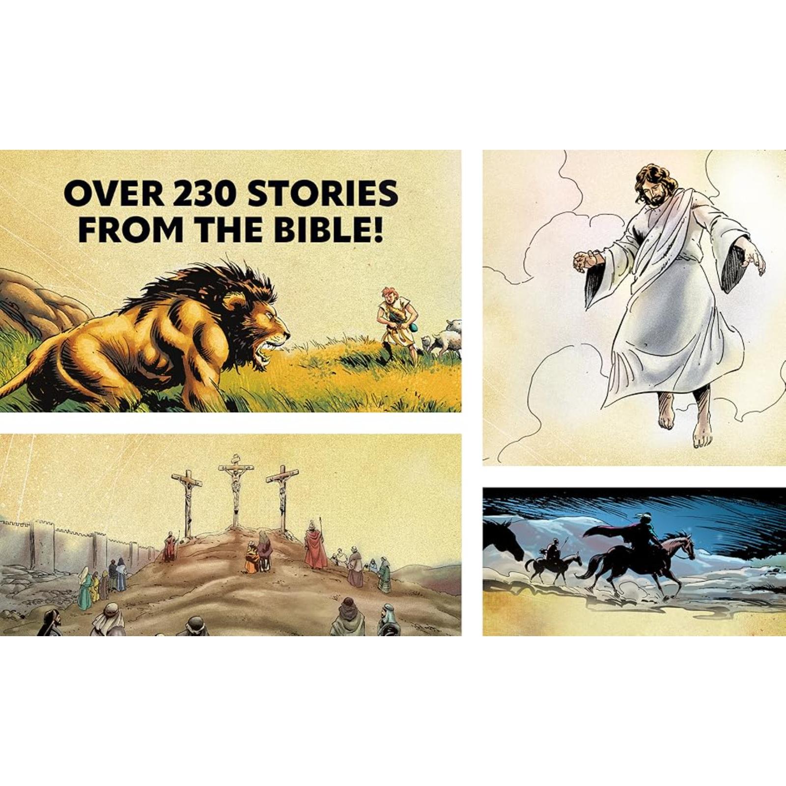 The Action Bible: God's Redemptive Story Action Bible Series Hardcover Edition with Vivid Illustrations and Engaging Stories