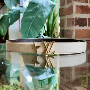 Pre-owned LOUIS VUITTON Pretty Reversible Monogram Canvas Belt 85/34