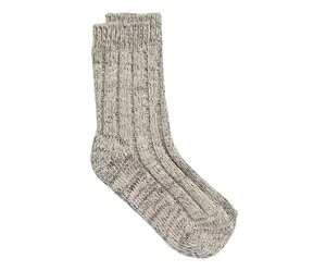 Birkenstock W's Cotton Twist Womens Athletic Socks Size 5, Color: Gray