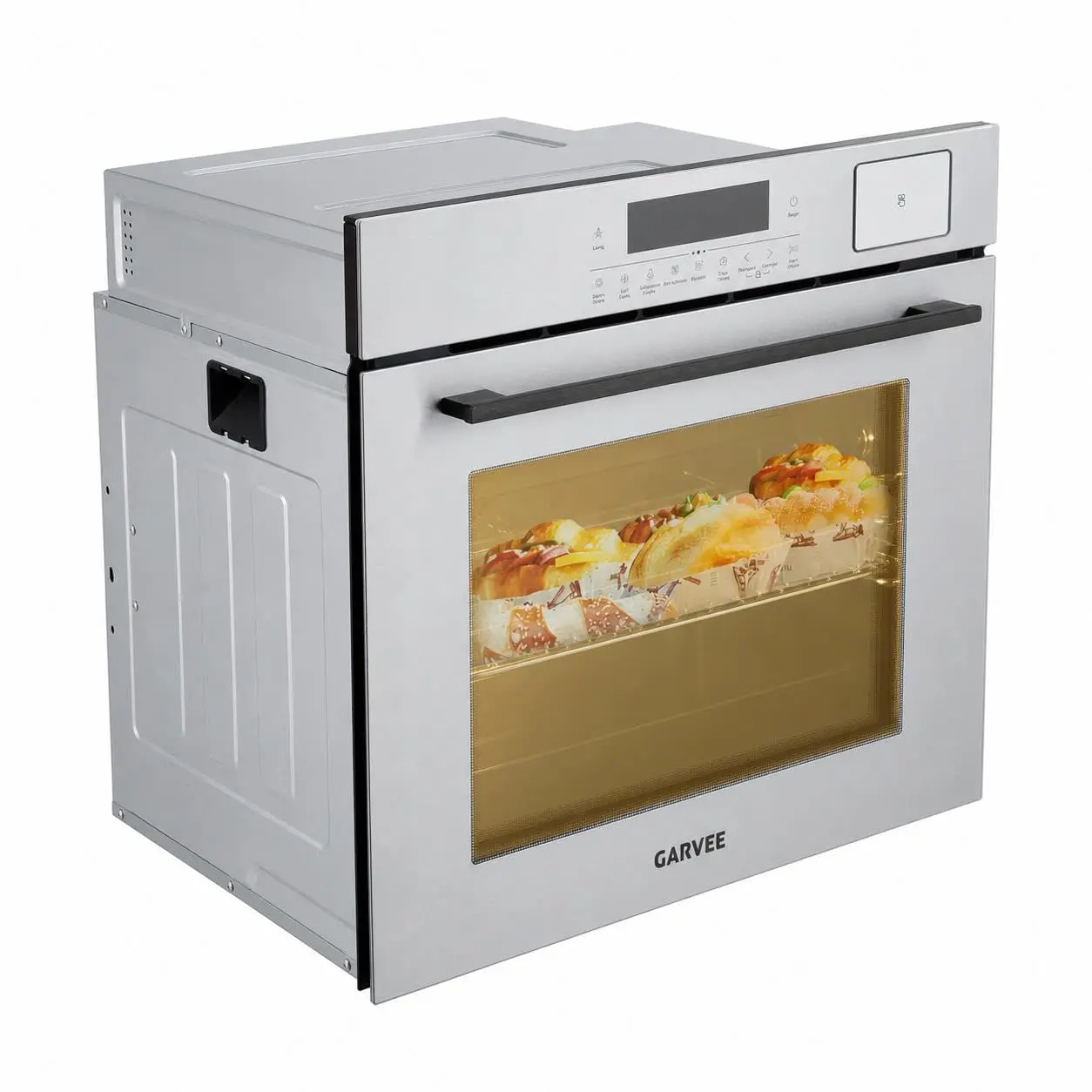 Garvee 24 In Built-In Electric Single Wall Oven - 2.5 Cu. Ft. Capacity, Efficient Cooking, User-Friendly Controls, Sleek Space-Saving Design for Modern Kitchen Seamless Integration