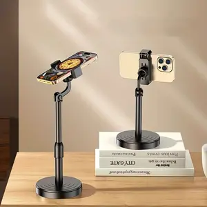 Adjustable Mobile Phone Holder, 360-Degree Rotatable Foldable Desktop Mobile Phone Holder, Portable Desktop Mobile Phone Stand for Home Office, Folding, Universal Smartphone Holder, Cellphone Stand