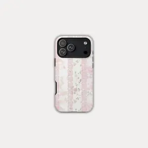 BLUSHING FLORALS Phone Case for iPhone Samsung Google Pixel - Polycarbonate TPU 2-Piece Impact Resistant Shock Dispersion Glossy Finish Wireless Charging Compatible