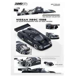 Inno64 1:64 Nissan R89C Le Mans Shakedown Test At Paul Ricard 1988