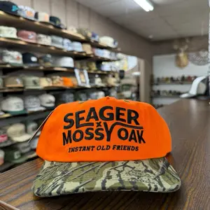 I.O.F. SnapBack Hat - Orange/Camo