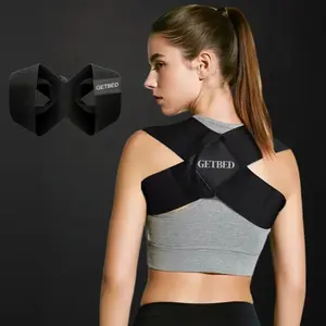 GETBED Fitness Heavy Shoulder Straps for Bench Presses & Chest Straightening - Skin-friendly Wear-resistant Breathable Perspiration-wicking Healthcare Tool open assist strap back straight Adjustable Brace Corrector Posture Support Shoulder Support