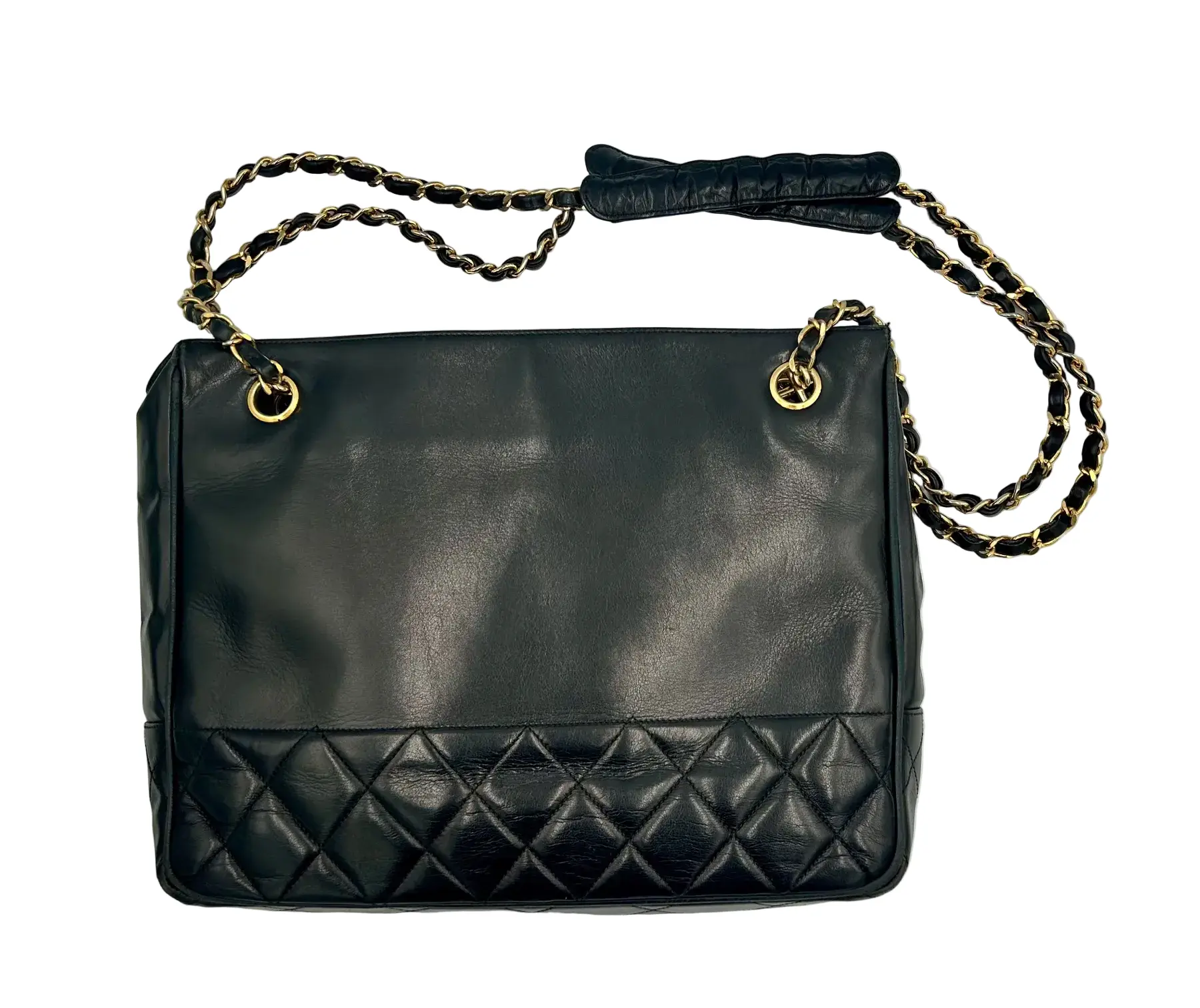 Pre-owned CHANEL leather Shoulder Bags Vintage handbag