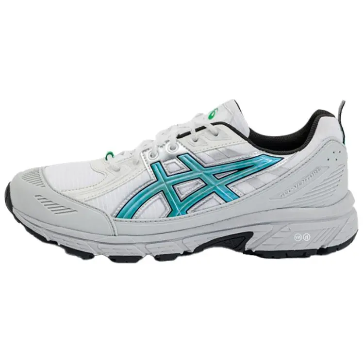 ASICS Hidden NY X GEL Venture 6 Lace-Up Laces Casual Trainers, Unisex Low-Top Abrasion-Resistant Running Shoes, White Gray, Versatile Comfort, 1203A778-100