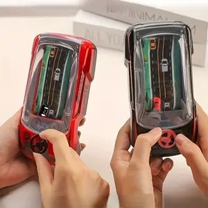 Car Adventure Game Machine, Handheld Game Console, Mind Training Toy for Focus, Parent-Child Interaction, Two-Person Competition, Best Gift (no Batteries)