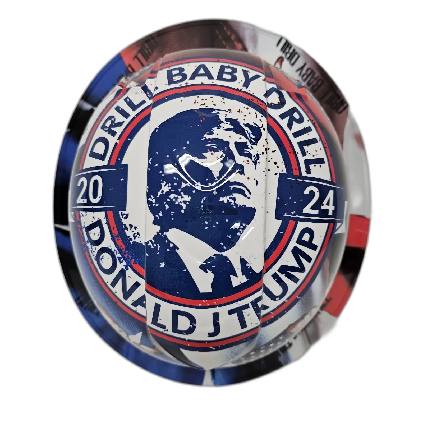 Drill Baby Drill 2024 Patriotic - Custom Hydro Dipped Full Brim Hard Hat