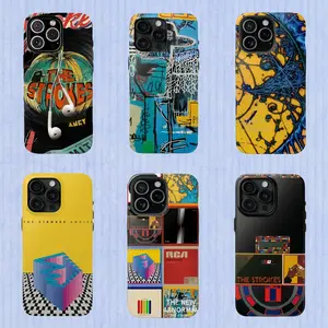 The S-Strokes Indie Rock Phone Case Vintage Album Collage & Art Aesthetic Design Compatible for iPhone 17 16 15 14 13 12 11 and for Samsung S21-S25 Ideal Gift for The Strokes Fans