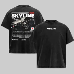 Nissan Skyline GT-R Vintage Retro Streetwear Comfort Tshirt, Trending Comfort Tshirt, Unisex Shirt cotton Menswear Top Classic, Racing Shirt, Sport Car Shirt graphic tee