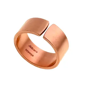 10mm Matte Copper Cuff Ring