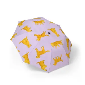 Classic Golden Retriever Compact Umbrella